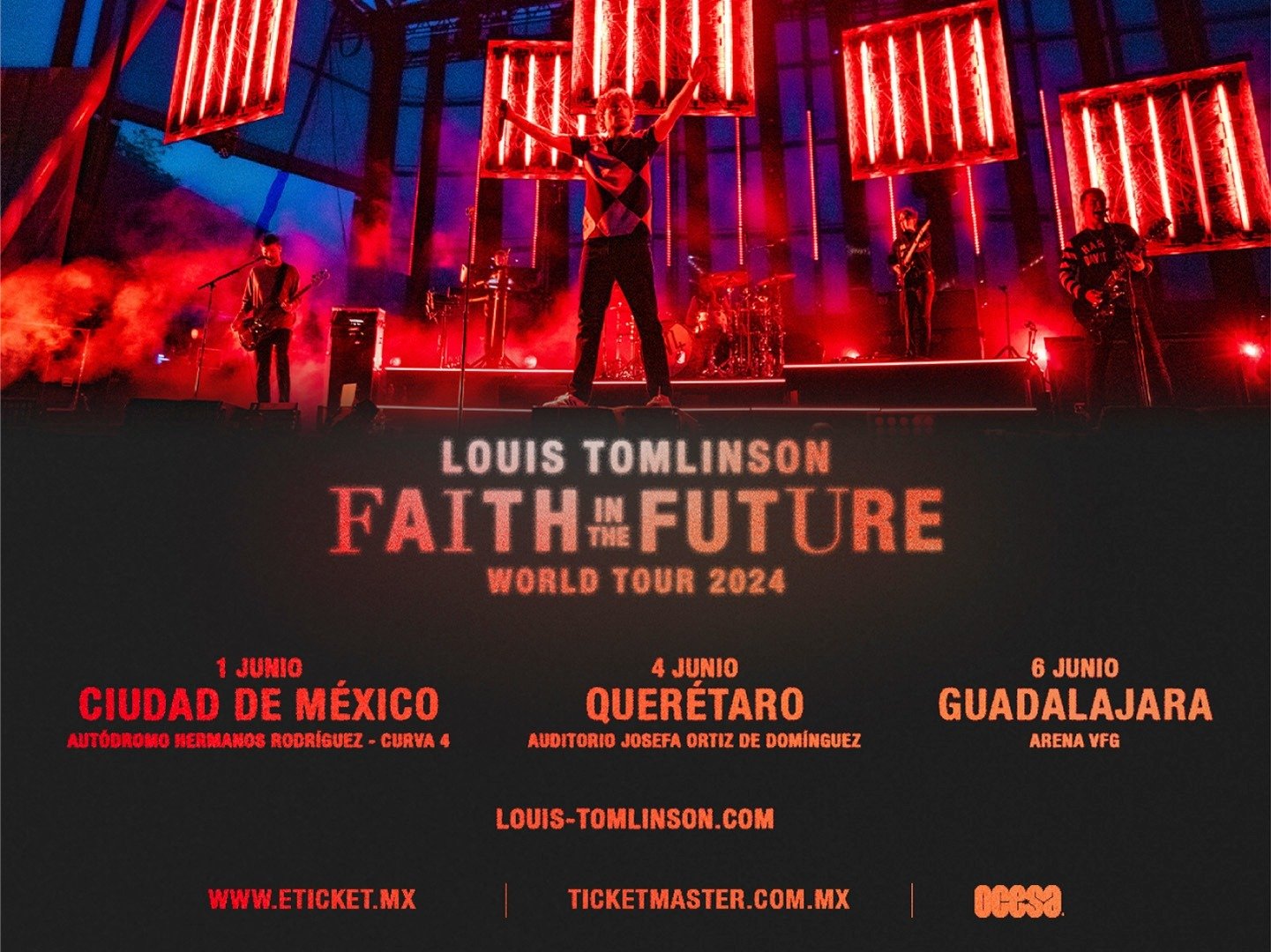 ¡Louis Tomlinson anuncia gira por México! Faranduleando Guadalajara
